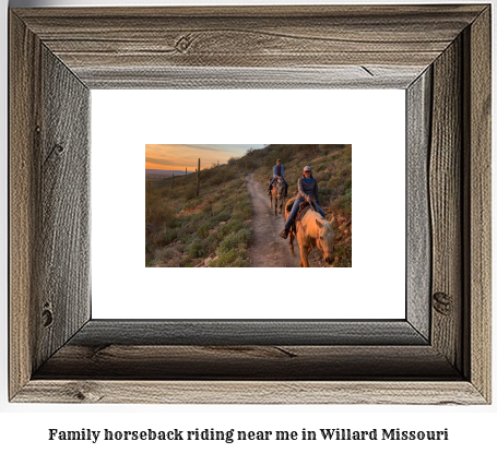 family horseback riding near me in Willard, Missouri